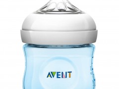 Avent Μπιμπερό Natural για Νεογέννητα Πλαστικό Μπλε 125ml